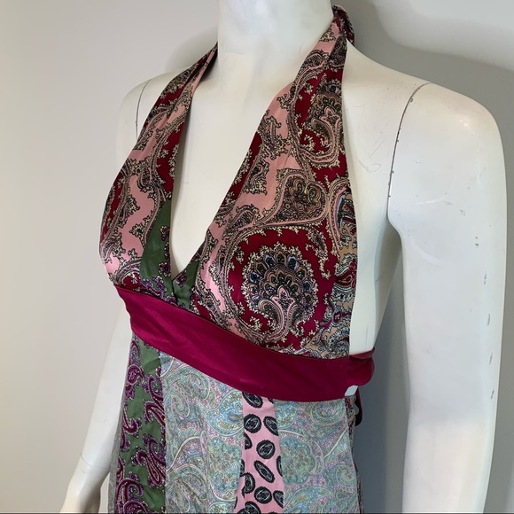 Patterned Halter Top EV0011 - Picture 2 of 9